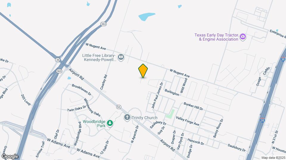 1025 Monte Verde Dr Map and Location Details