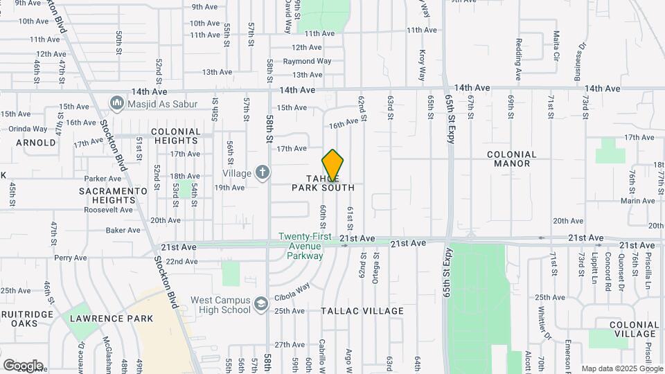 6030 19th Ave Map and Location Details