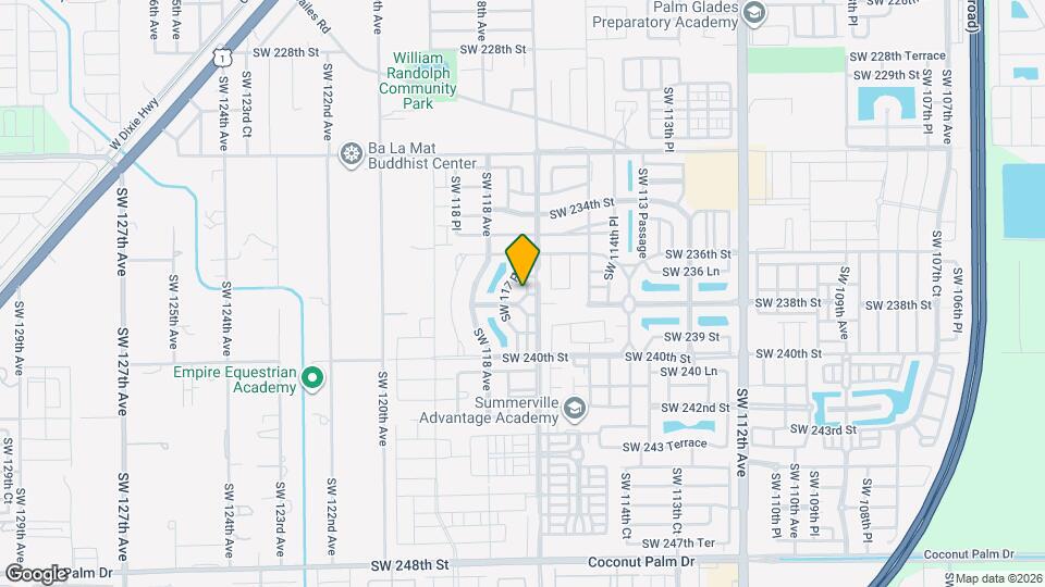 11723 SW 238th St Map and Location Details