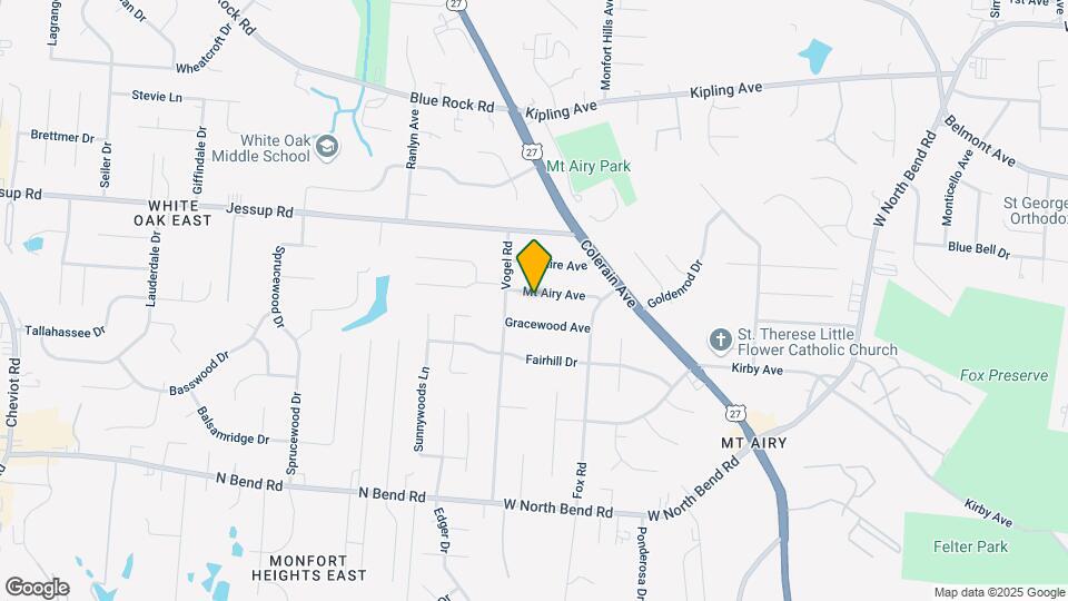 2655 Mt Airy Ave Map and Location Details