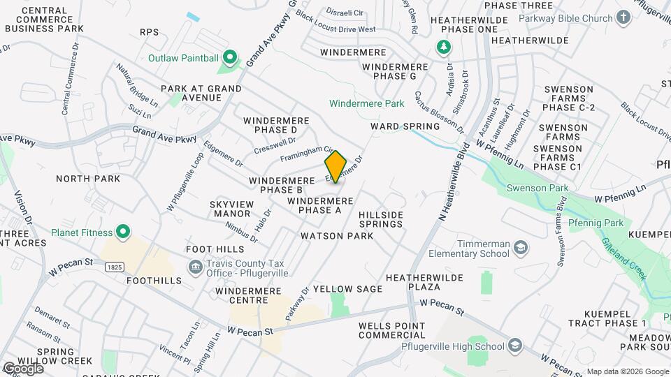 16402 Malden Dr Map and Location Details