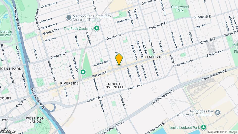 1008 Queen St E Map and Location Details