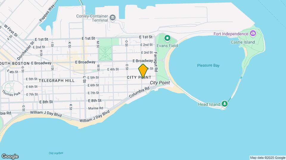 132 P St, Unit 1 Map and Location Details