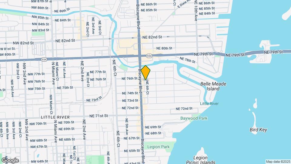 7514 NE 6th Ct Map and Location Details