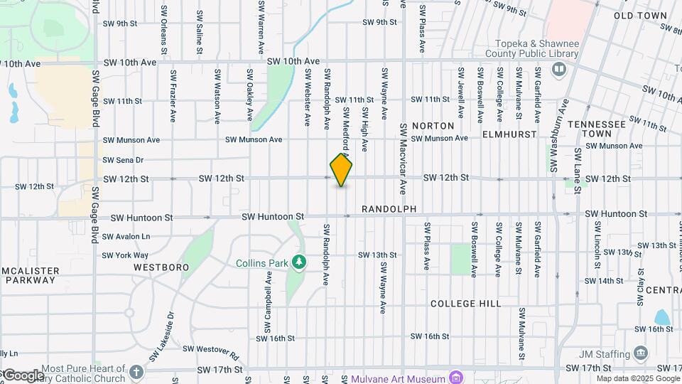 1217 SW Medford Ave Map and Location Details