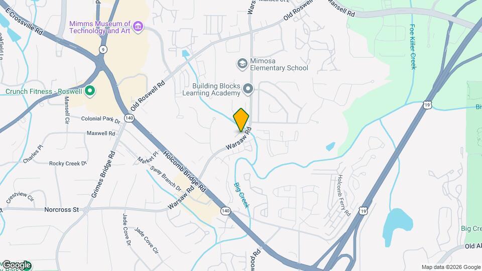 1262-1268 Warsaw Rd Map and Location Details