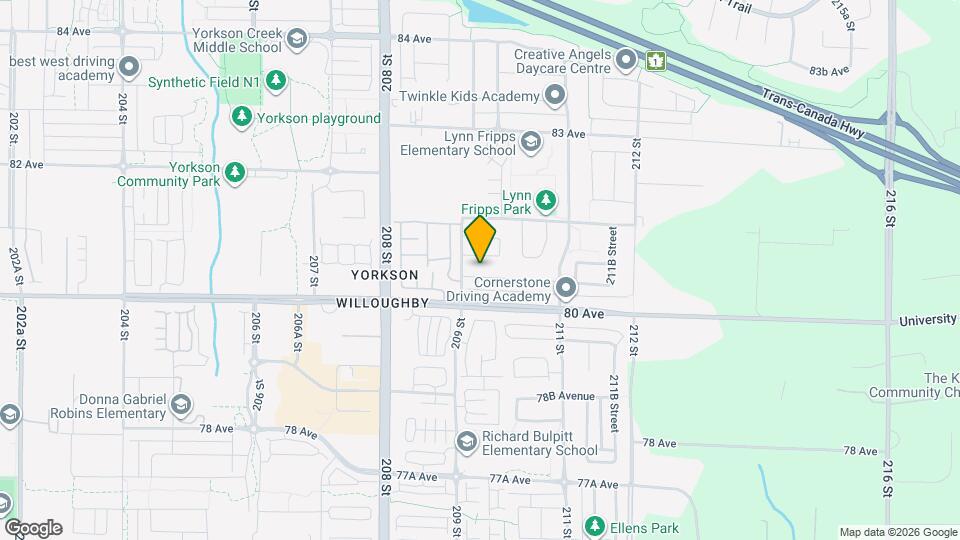 20955-2080A 80A Ave Map and Location Details