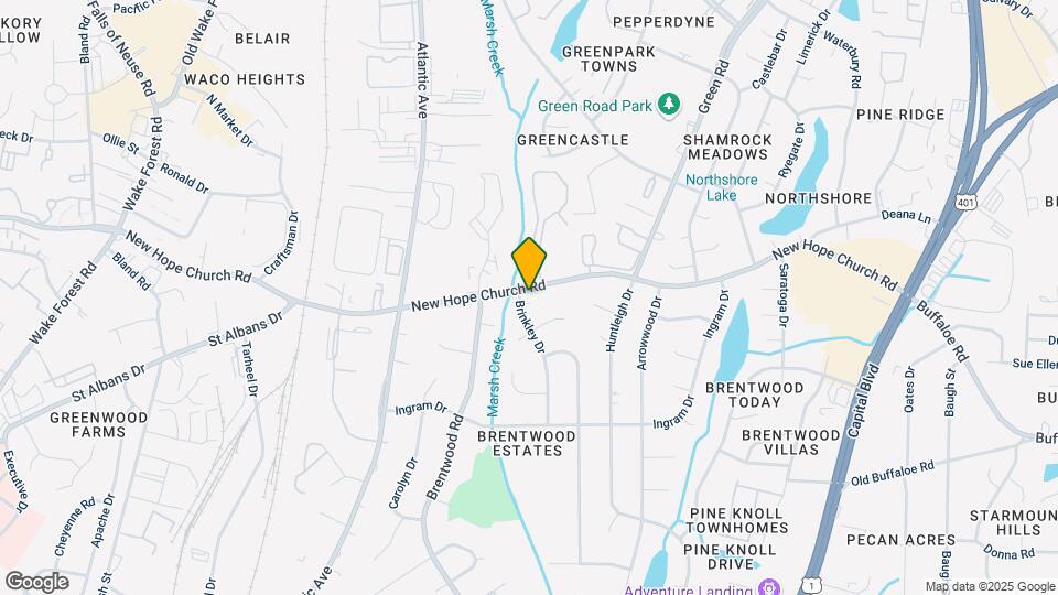 2400 New Hope Church Rd Mapa y Detalles de la Ubicación