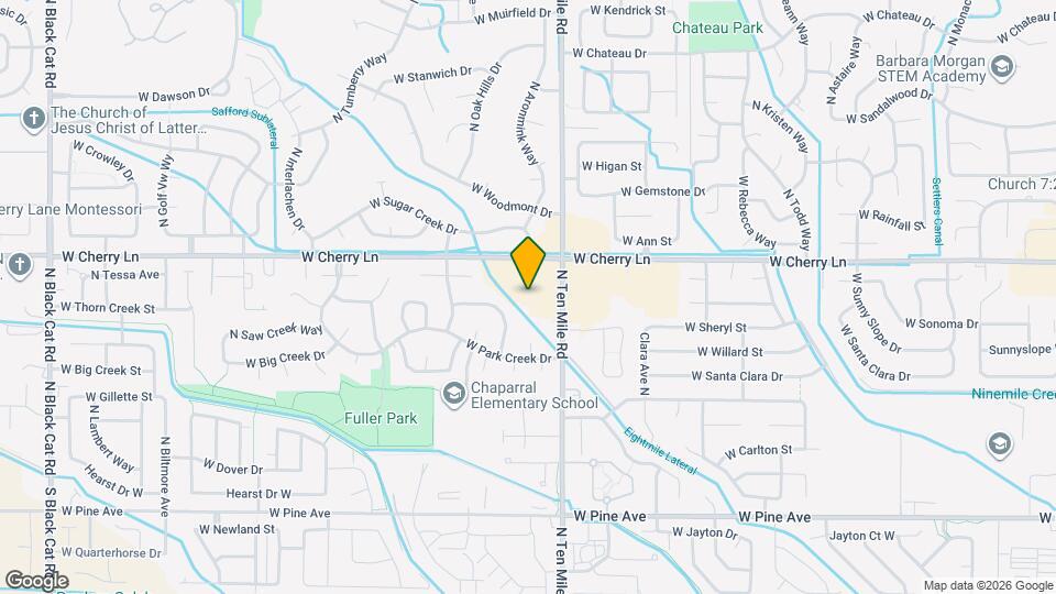 3313 W Cherry Ln Map and Location Details