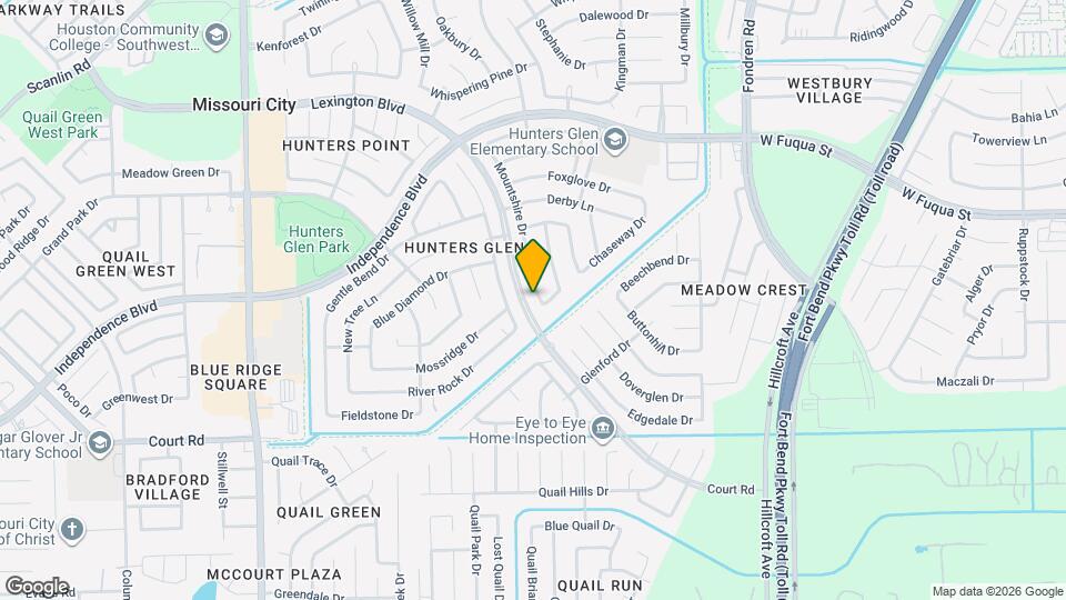 2222 Mountshire Dr Map and Location Details