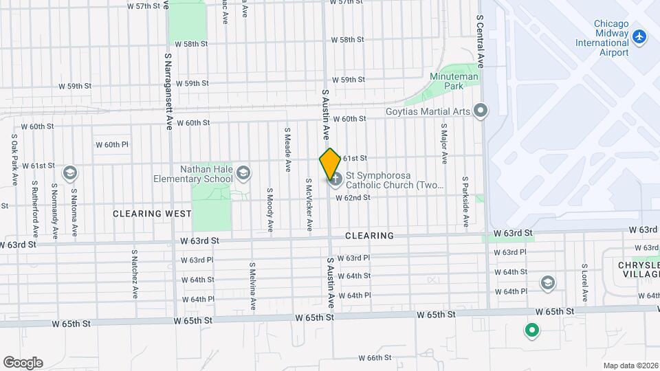 6151 S Austin Ave Mapa y Detalles de la Ubicación