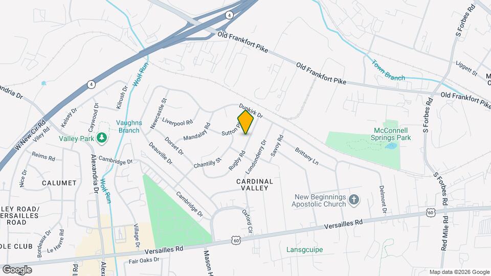 211 Rugby Rd Map and Location Details