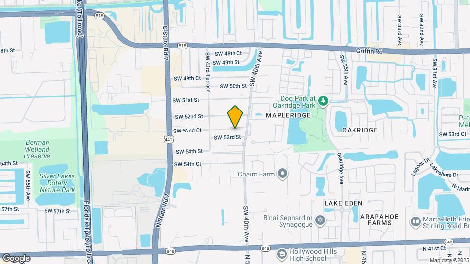 5277 SW 40th Ave Map and Location Details