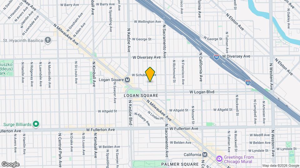 2619 North Albany Avenue, Unit #1 Mapa y Detalles de la Ubicación