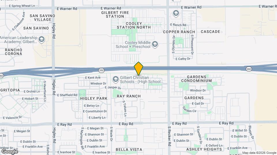 1293 S Bridgegate Dr Mapa y Detalles de la Ubicación