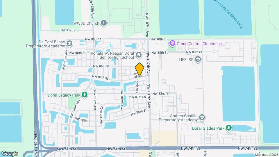 10778 NW 84th St Map and Location Details