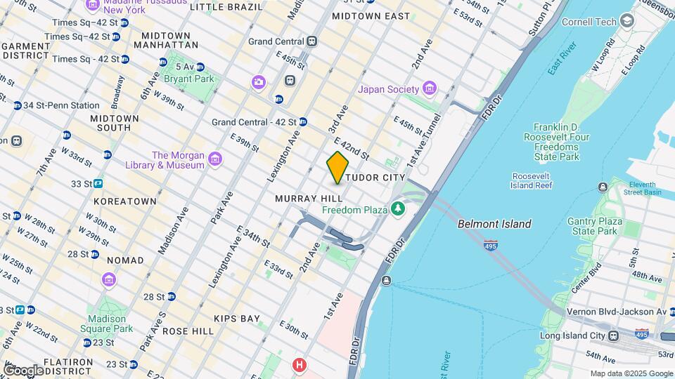 247 E 39th St Mapa y Detalles de la Ubicación