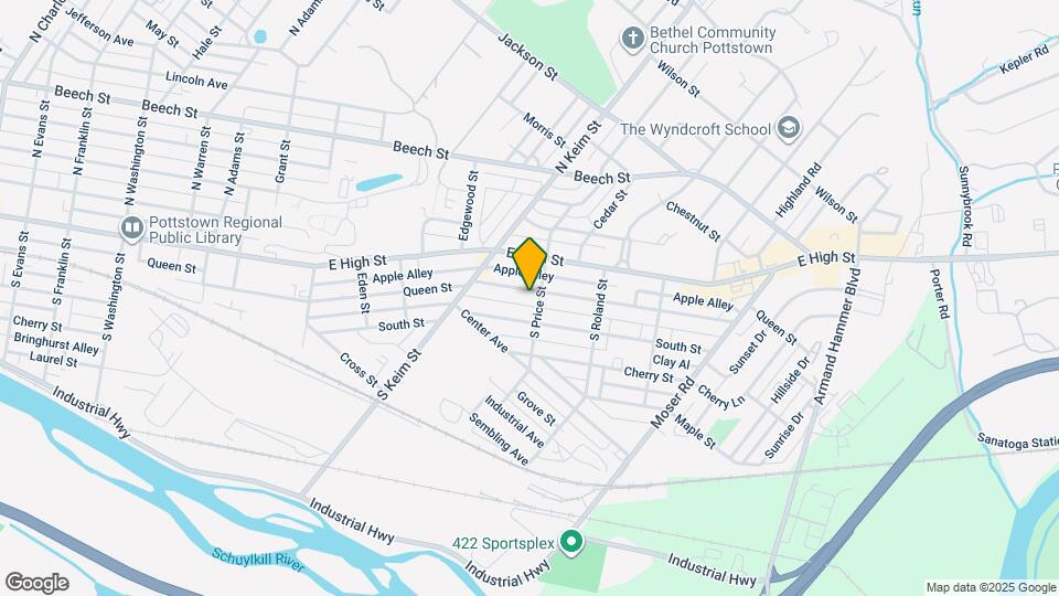 1064 Queen St, Unit Unit 1 Map and Location Details