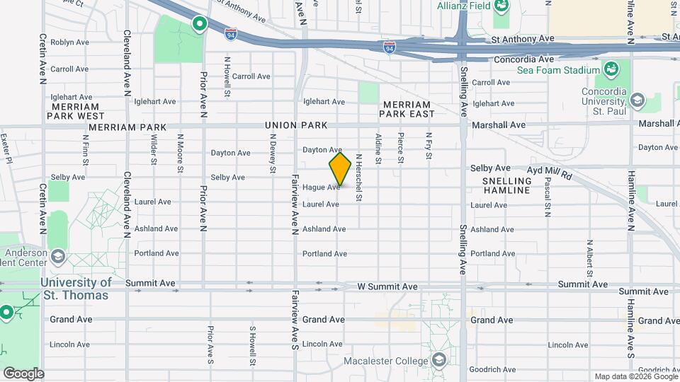 1754 Hague Ave Map and Location Details