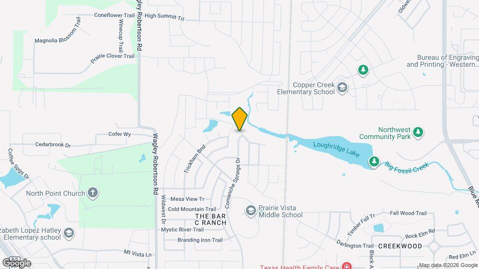8461 Comanche Springs Dr Map and Location Details