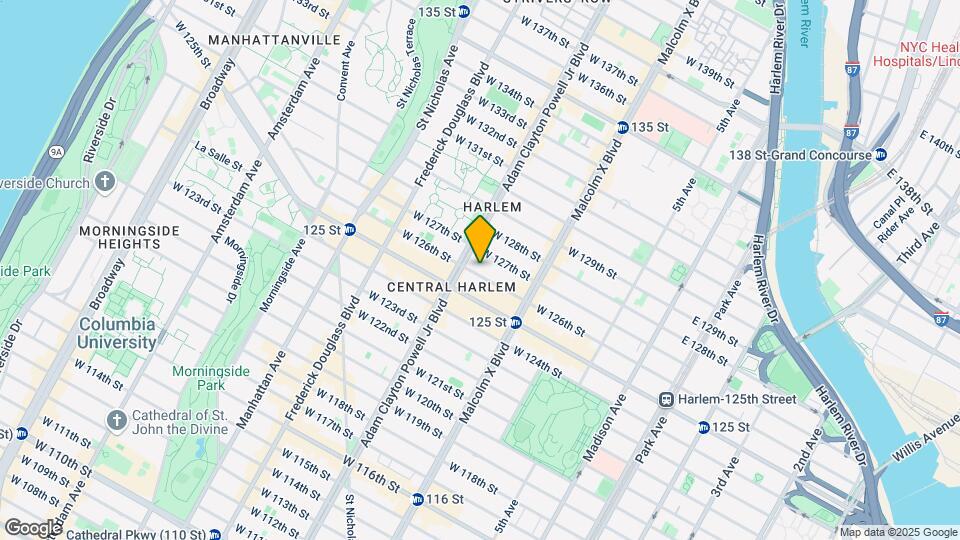163 W 126th St Map and Location Details