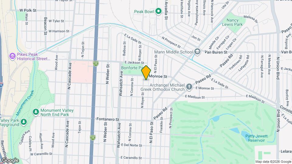 2205 N Royer St Map and Location Details