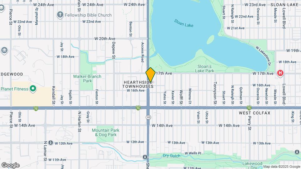 1634 Sheridan Boulevard Map and Location Details