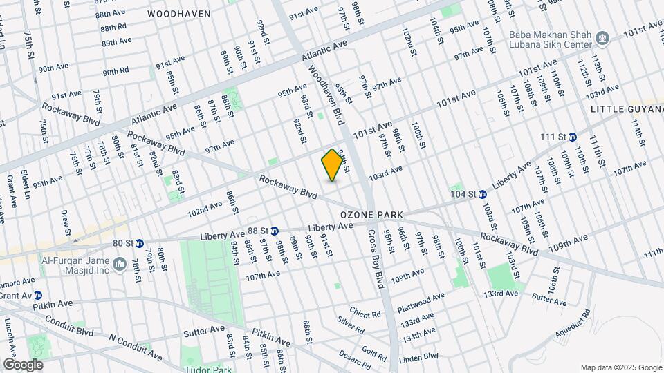 92-13 103rd Ave-Unit -2 Map and Location Details