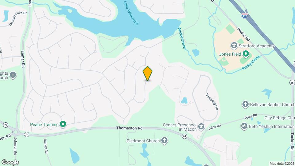 1106 Ahwenasa Trail Map and Location Details