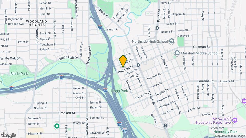 307 Quitman St Map and Location Details
