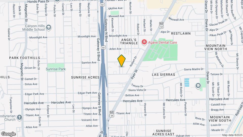 8612 Lawson St Map and Location Details