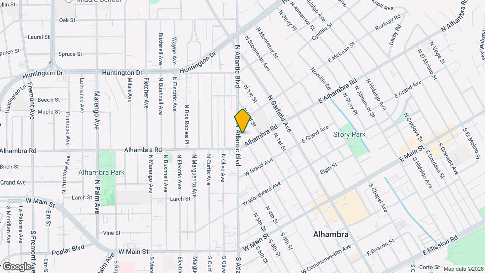 614 N Atlantic Blvd, Unit C Map and Location Details