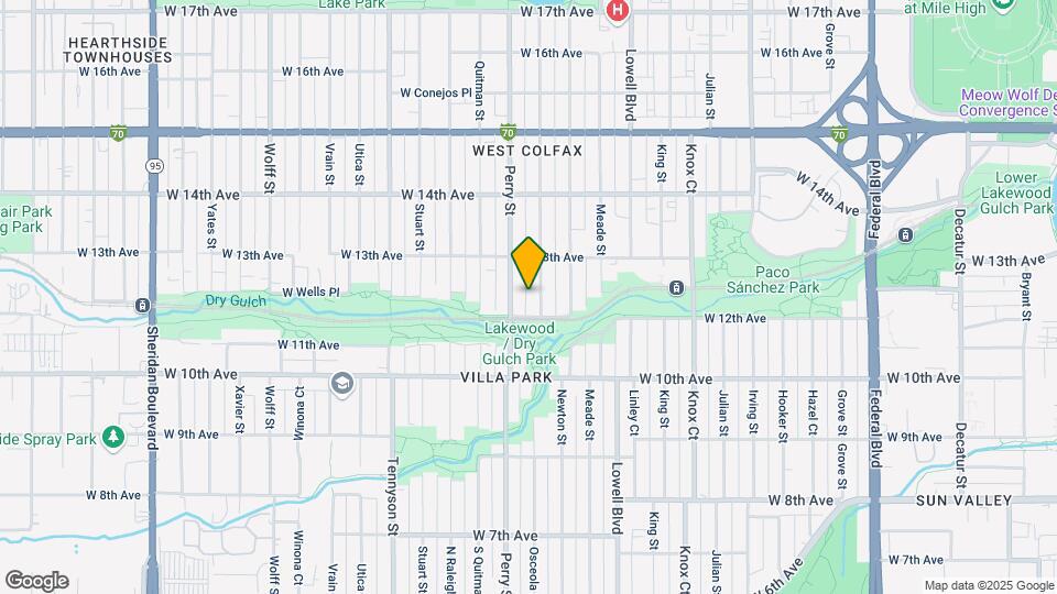 1239 Osceola St Map and Location Details