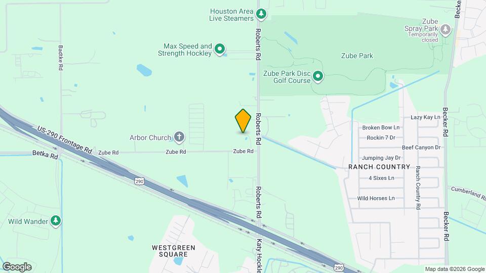 25030 Zube Rd Map and Location Details