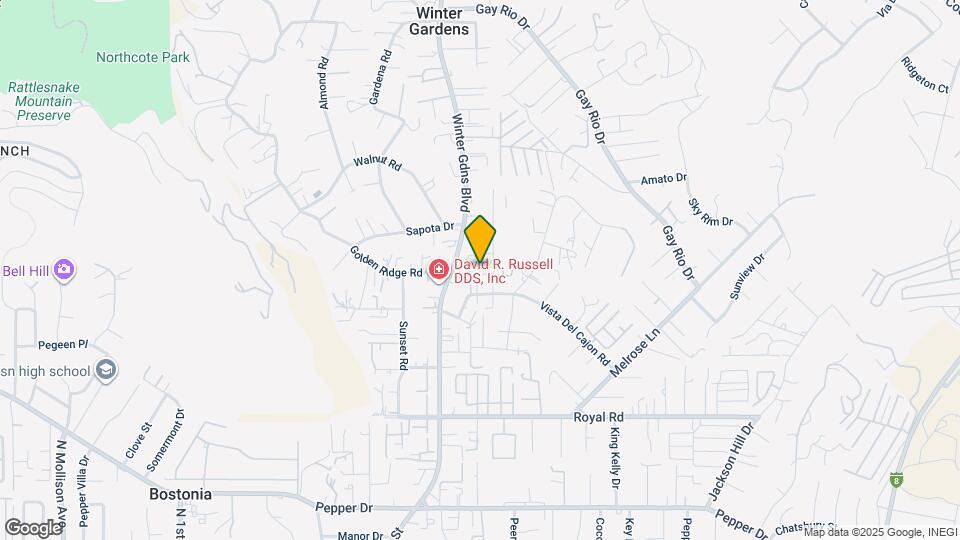 8434 Pueblo Rd Map and Location Details