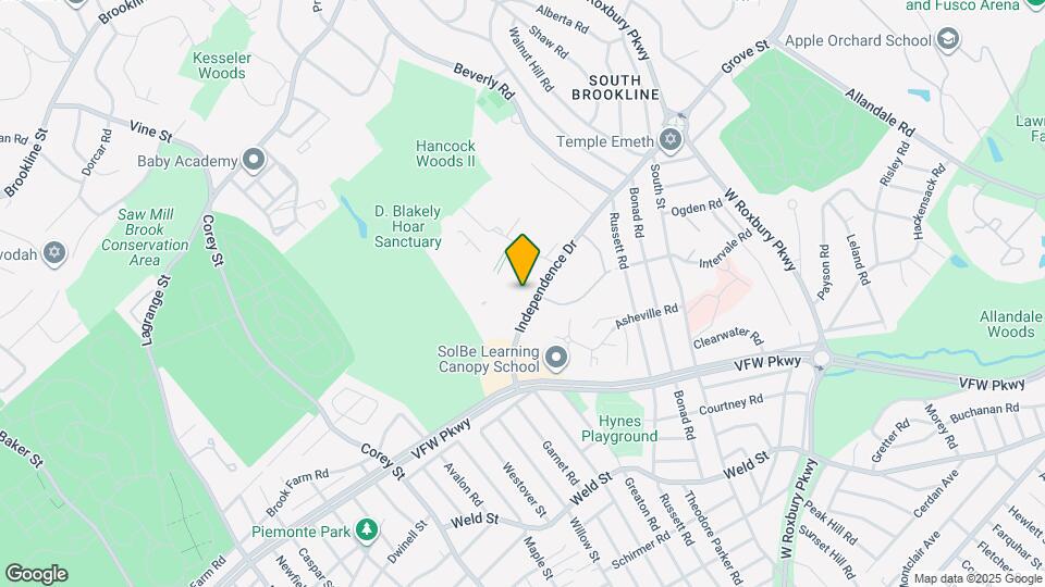 8 Sherman Rd Map and Location Details