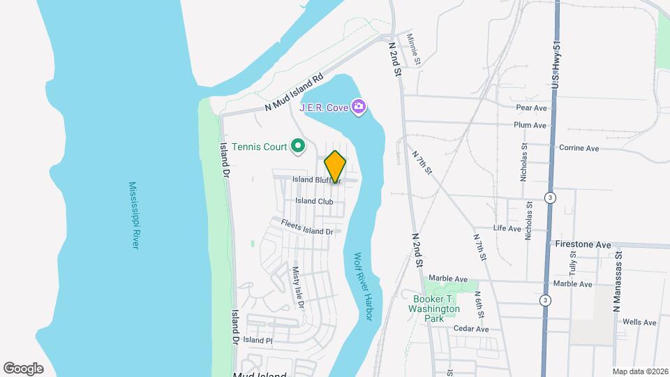 1372 Island Town Dr Map and Location Details