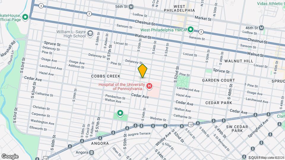 5423 Larchwood Ave Map and Location Details