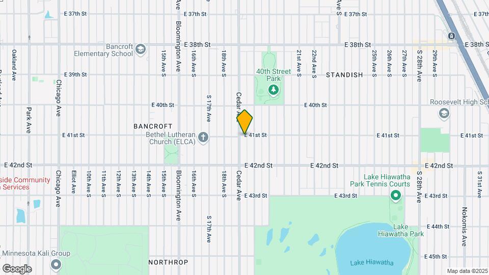 4101 Cedar Ave Map and Location Details
