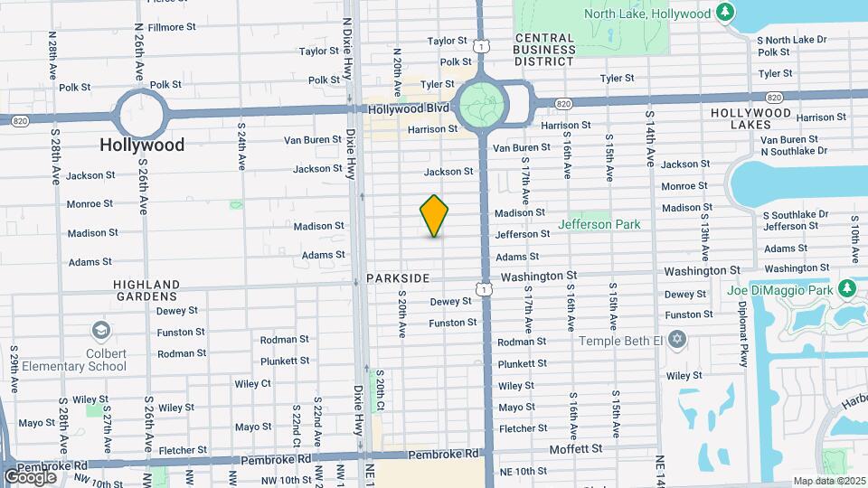 1912 Jefferson St Map and Location Details