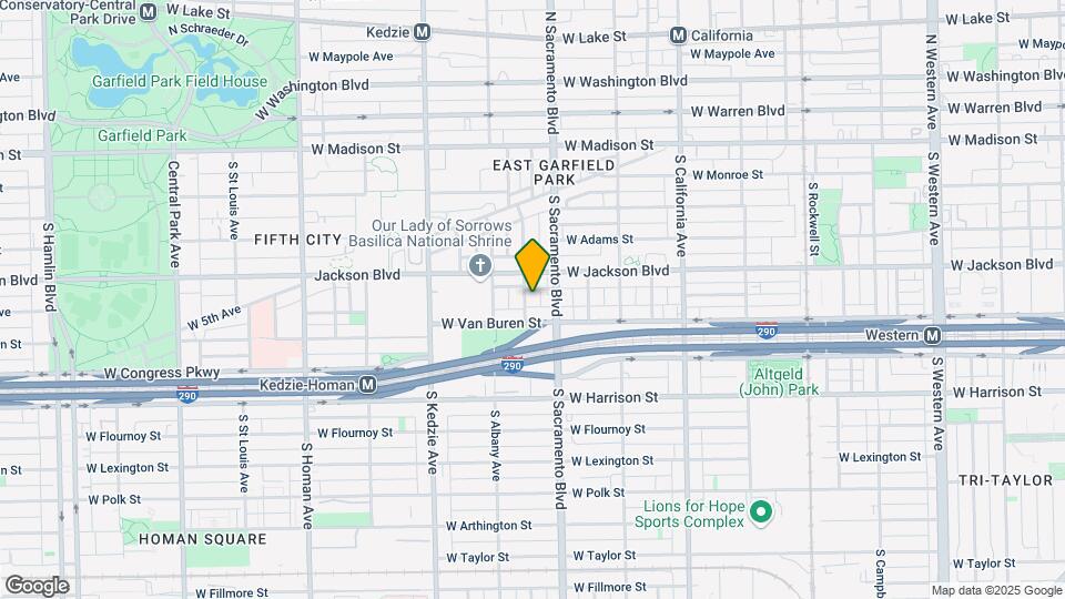 321 S Whipple St Map and Location Details