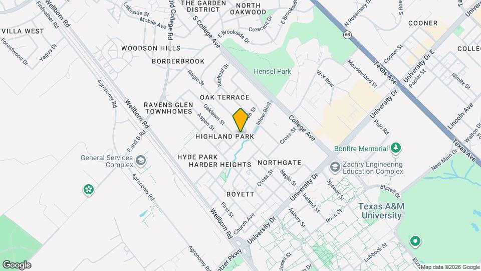 406 Foch St Map and Location Details