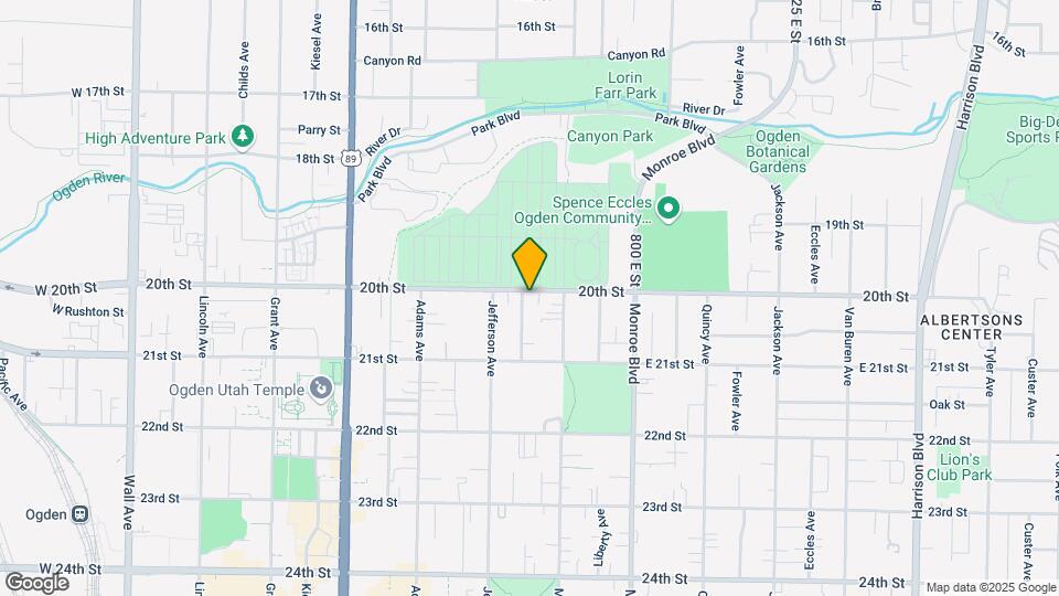 653 E 20th St Map and Location Details