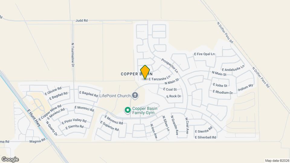 3917 E Tanzanite Ln Map and Location Details