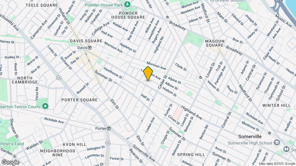 309 Highland Ave, Unit A Map and Location Details