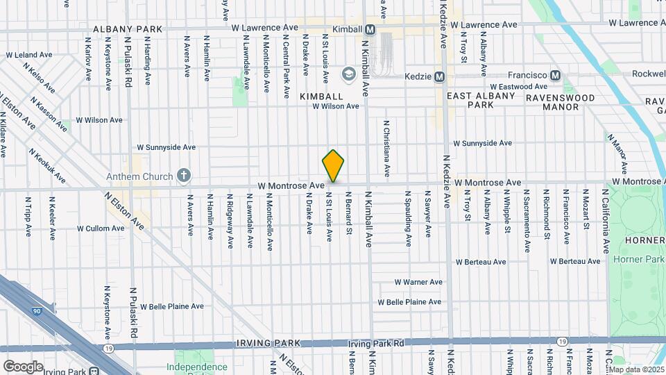 3461 W Montrose Ave Map and Location Details
