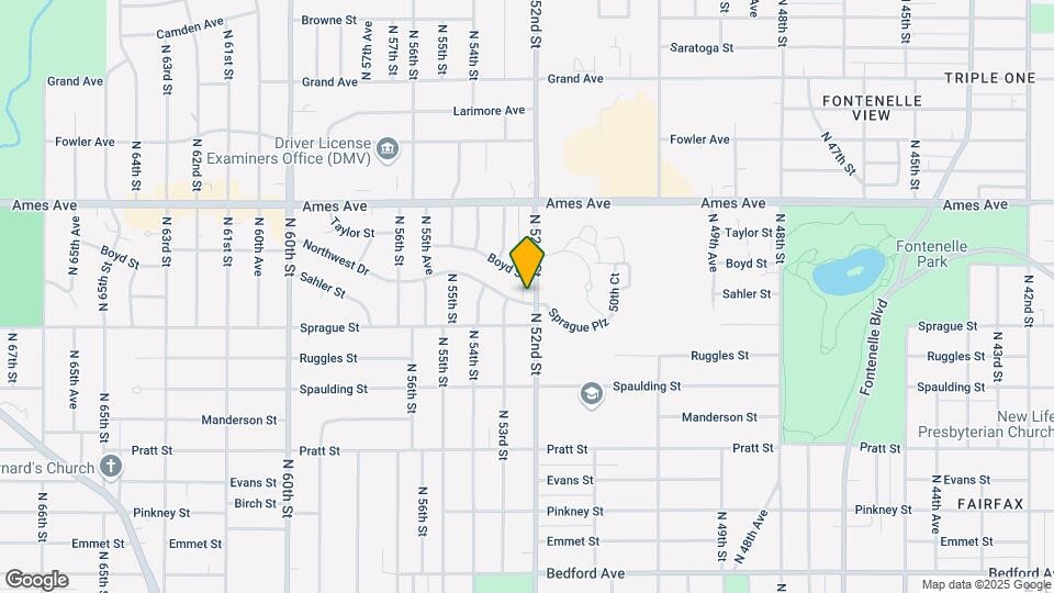 4202 N 52nd St Map and Location Details
