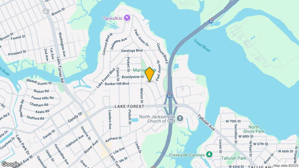 877 Bunker Hill Blvd Map and Location Details