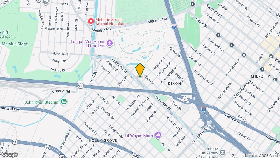 9115 Palmetto St Map and Location Details