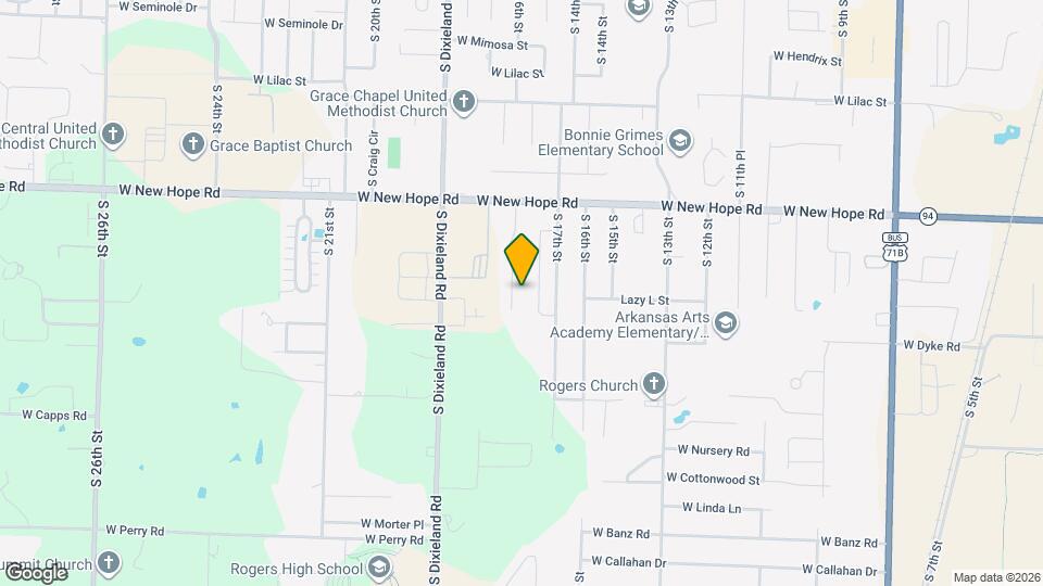 1953 S 18th St Map and Location Details